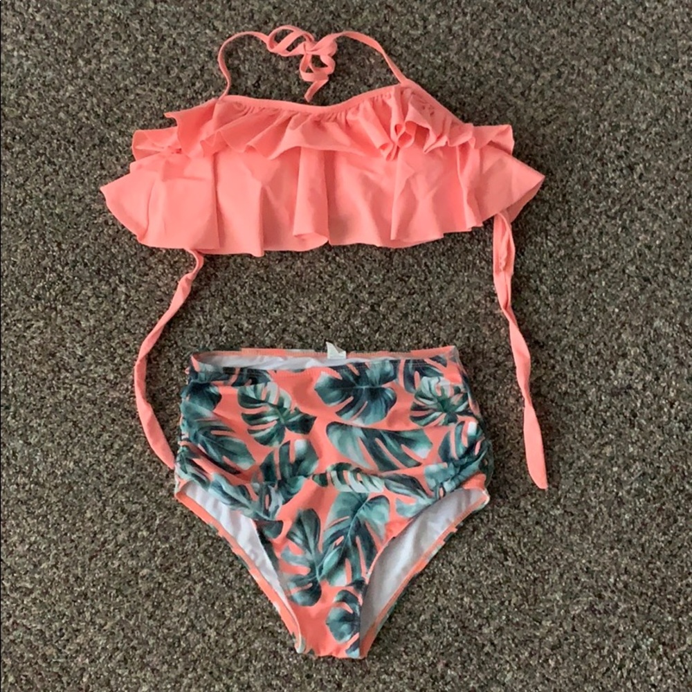 High waist bikini set